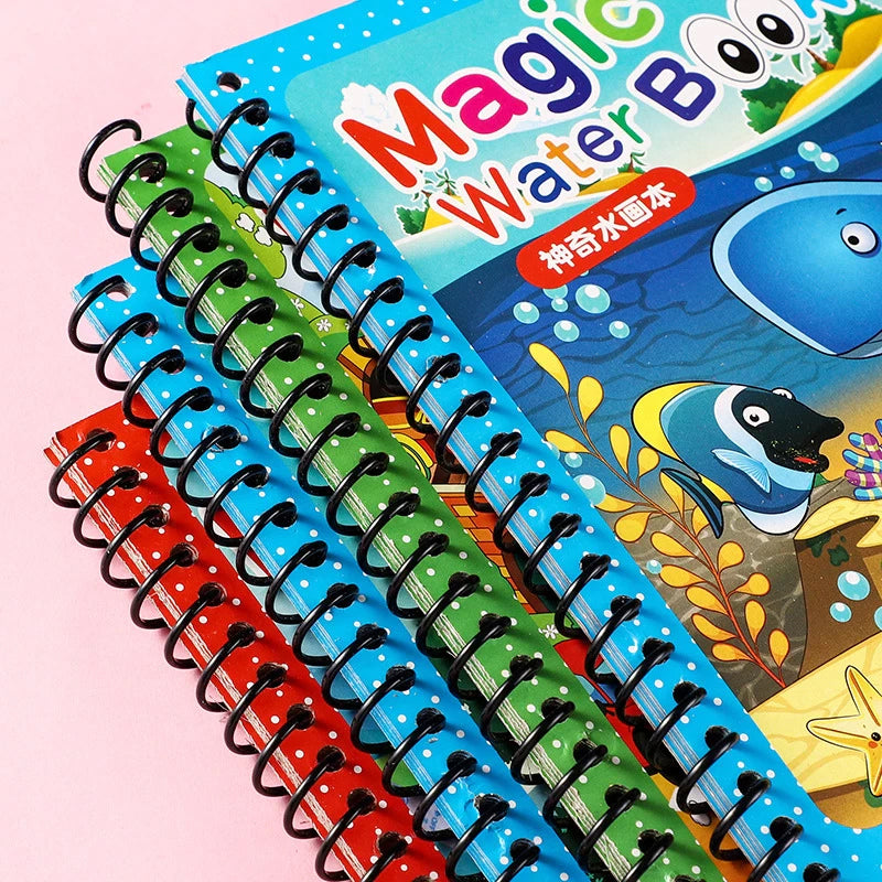 Magic Water Drawing Coloring Book.