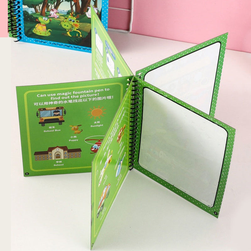 Magic Water Drawing Coloring Book.