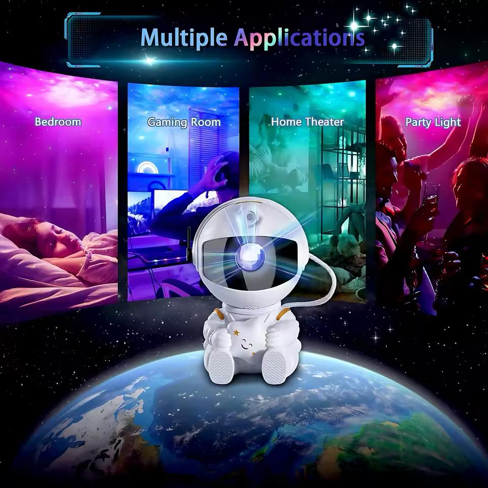 Astronaut Galaxy Projector Light.