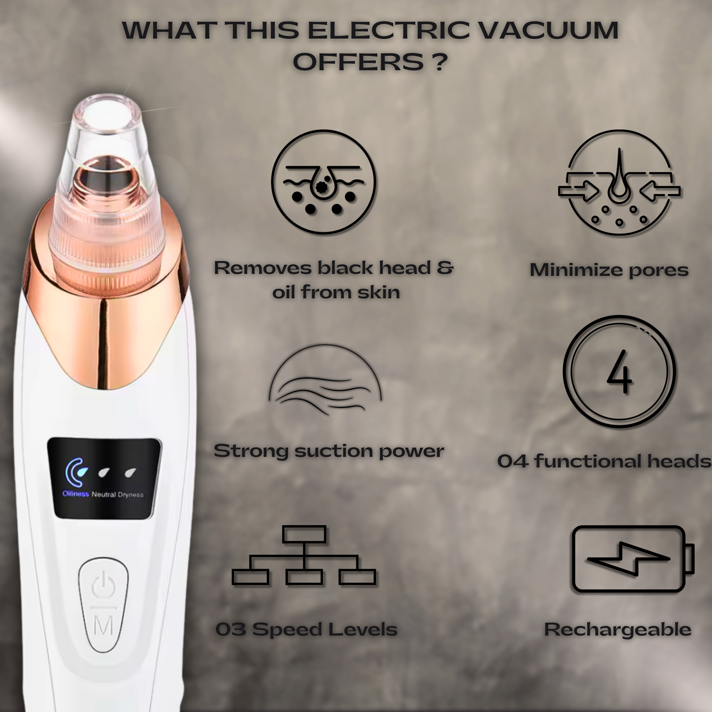 MartMax Electric Vacuum Blackhead Remover.